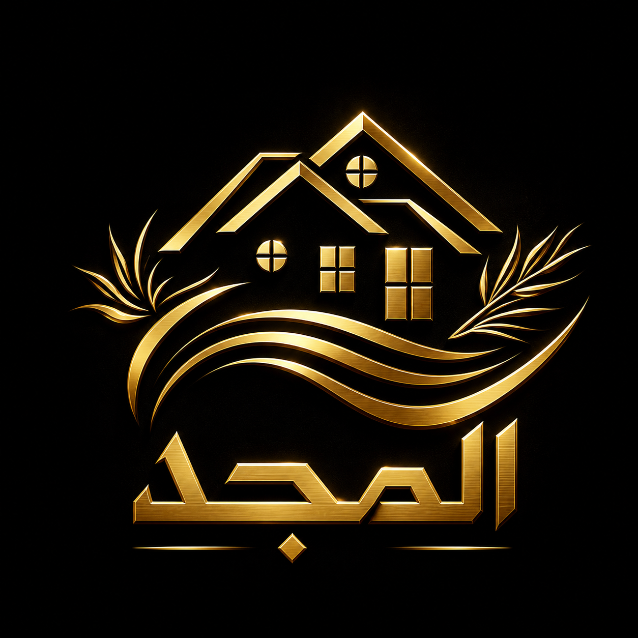 شعار شركة المجد لخدمات الكهرباء