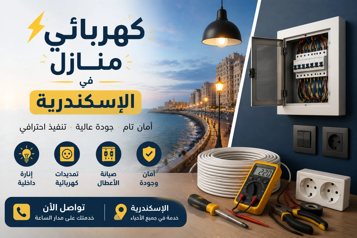 كهربائي منازل في الإسكندرية يتيح عروض وخصومات متنوعة