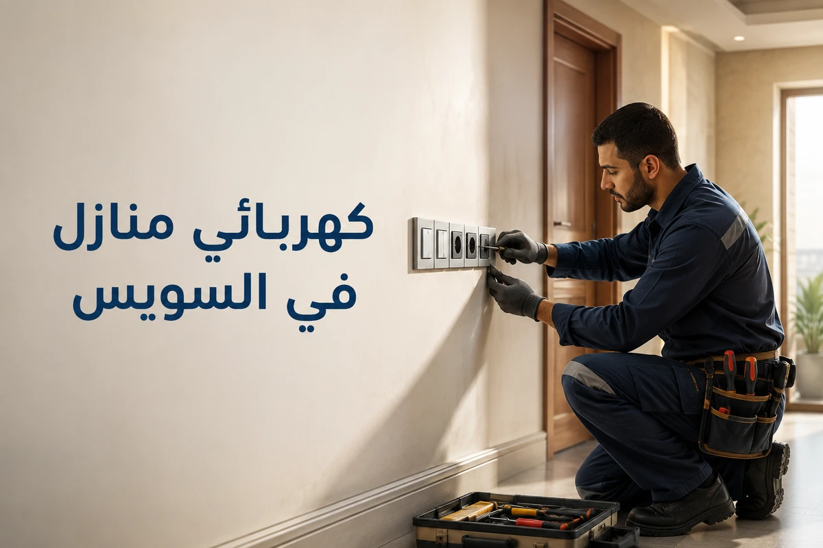 كهربائي منازل في السويس متاح على مدار الساعة