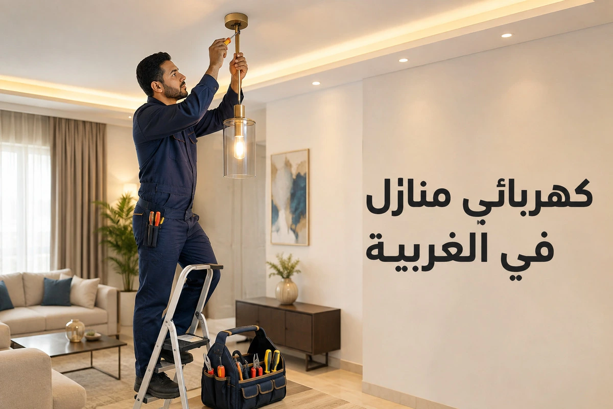 كهربائي منازل في الغربية متخصص في أعمال التأسيس