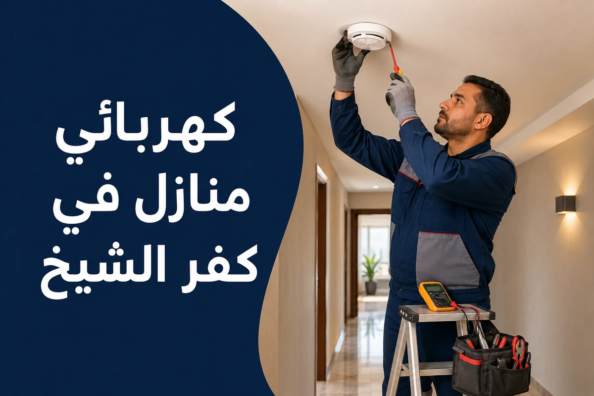 كهربائي منازل في كفر الشيخ يمنخك ضمان على الأعمال