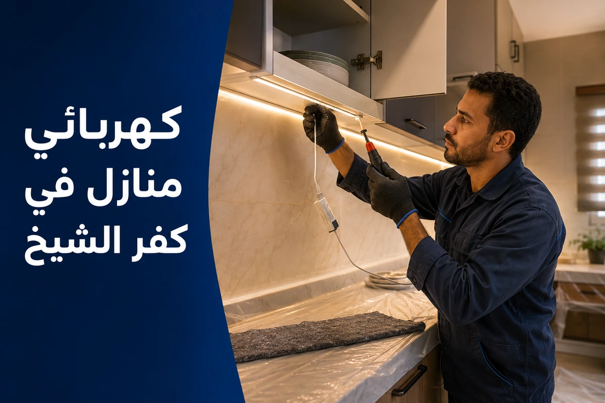 كهربائي منازل في كفر الشيخ لضمان التنفيذ السريع