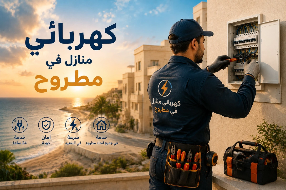 كهربائي منازل في مطروح لأعمال الكهربائ الحديثة
