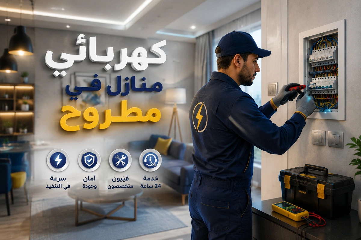 كهربائي منازل في مطروح يقدم عروضًا متنوعة
