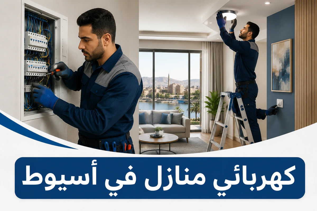 كهربائي منازل في أسيوط للأعمال السريعة