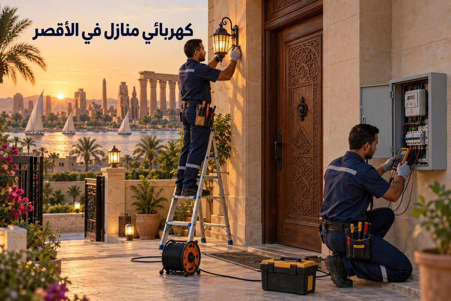 كهربائي منازل في الأقصر لحل المشكلات الطارئة