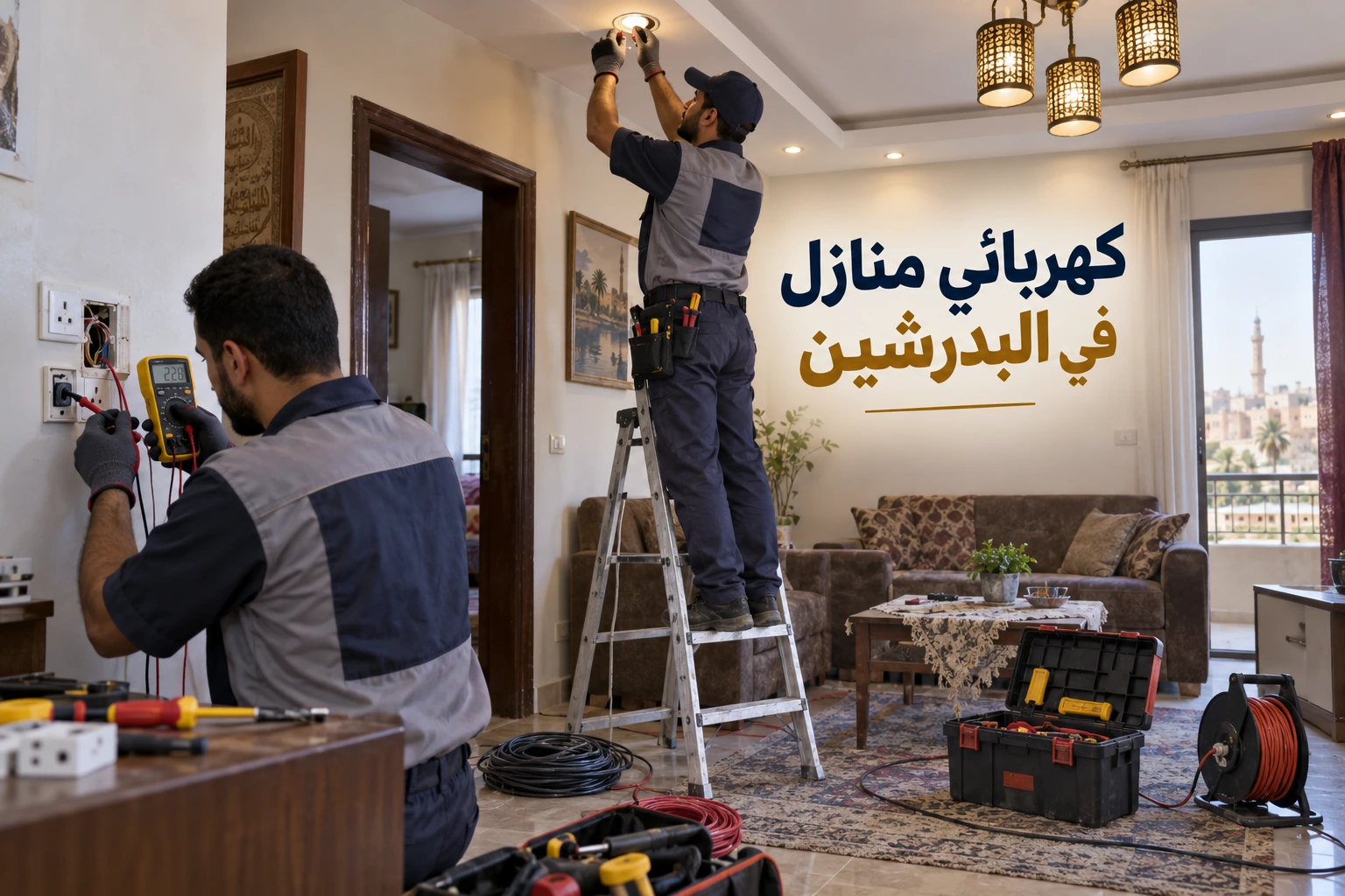 كهربائي منازل في البدرشين أعمال متخصصة بأعلى جودة