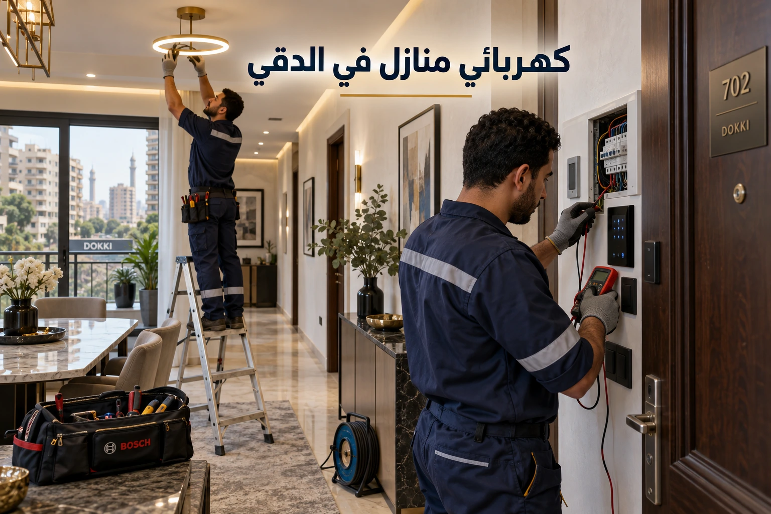 كهربائي منازل في الدقي لضمان اختيار الخامات الجيدة