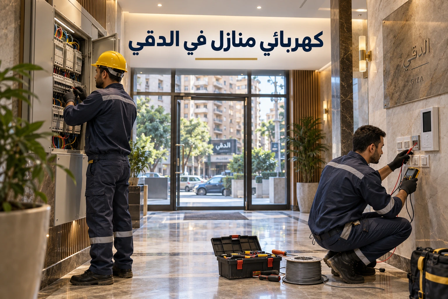 كهربائي منازل في الدقي لأعمال الصيانة والطوارئ
