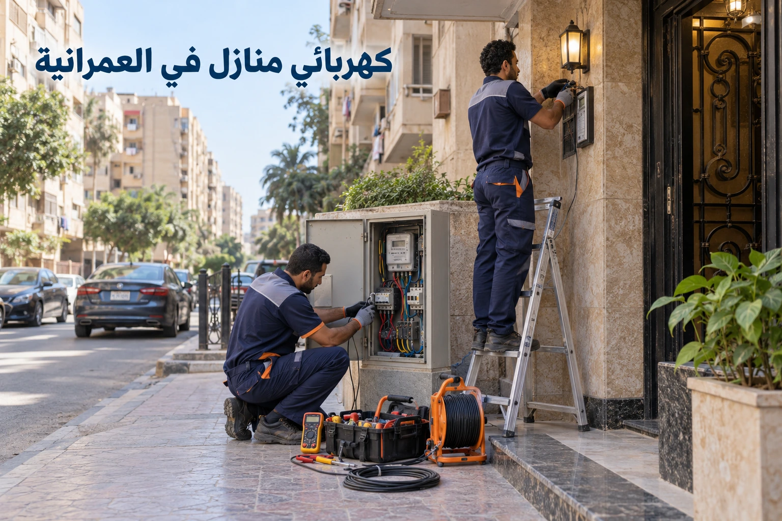 كهربائي منازل في العمرانية يمنحك شهادة ضمان