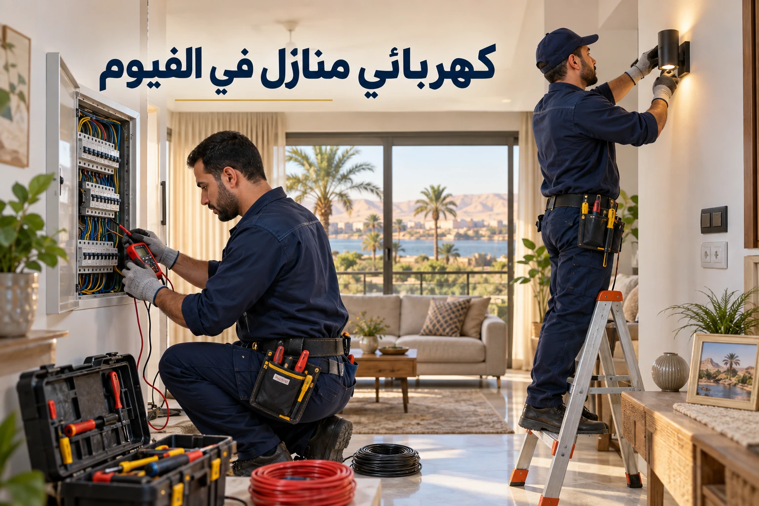 كهربائي منازل في الفيوم لأعمال الصيانة الطارئة