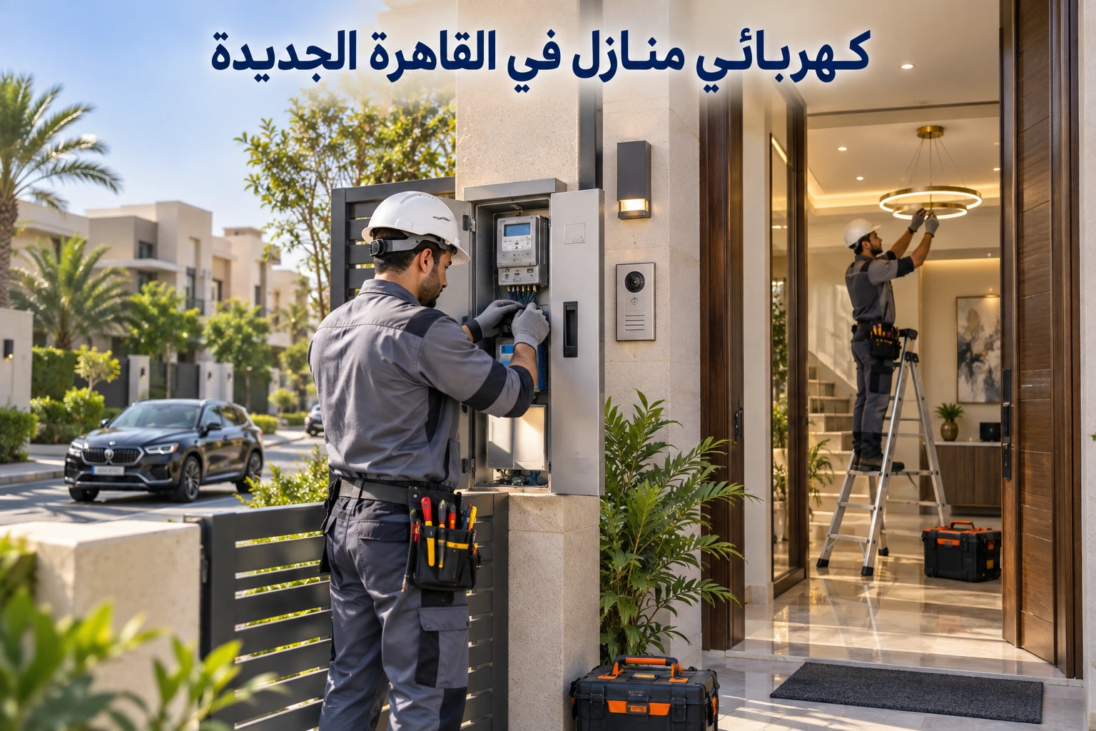 كهربائي منازل في القاهرة الجديدة أعمال صيانة وتأسيس احترافية