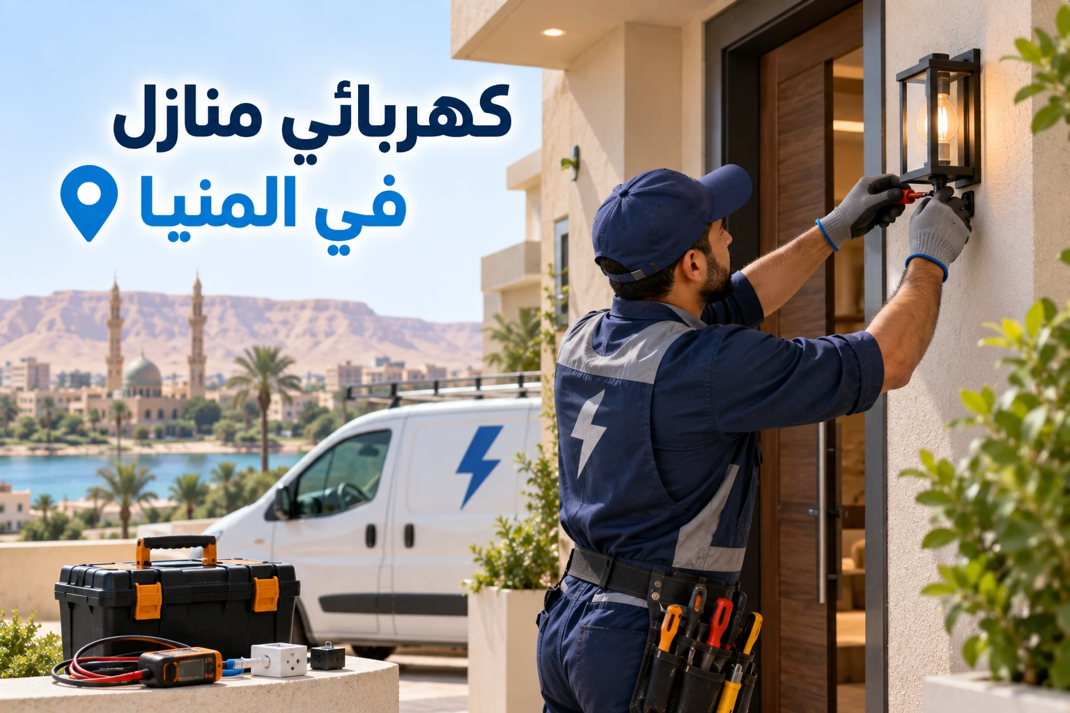 كهربائي في المنيا لضمان التنفيذ الاحترافي