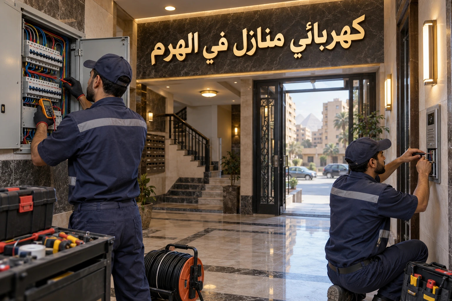 كهربائي منازل في الهرم يصل إليك في أسرع وقت