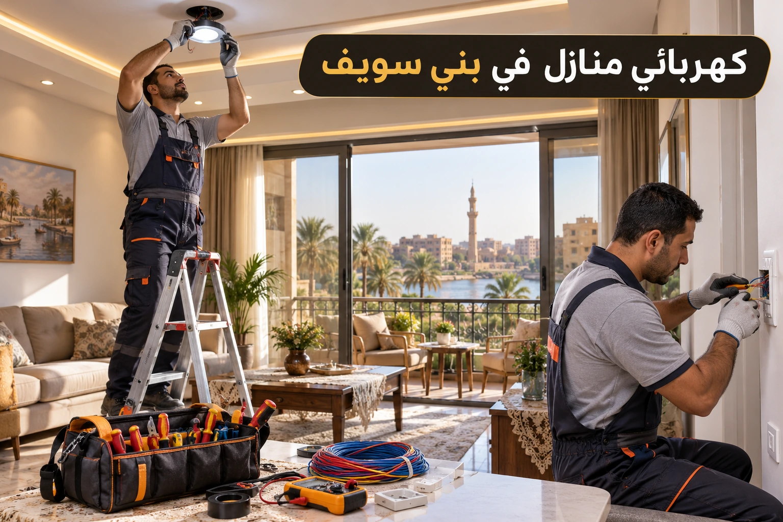 كهربائي منازل في بني سويف لضمان التأسيس الاحترافي للمنازل