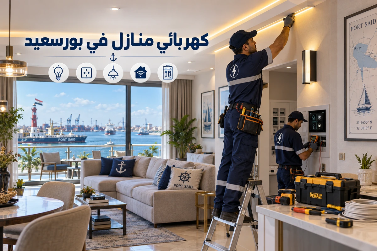 كهربائي منازل في بورسعيد يقدم خدمات الطوارئ