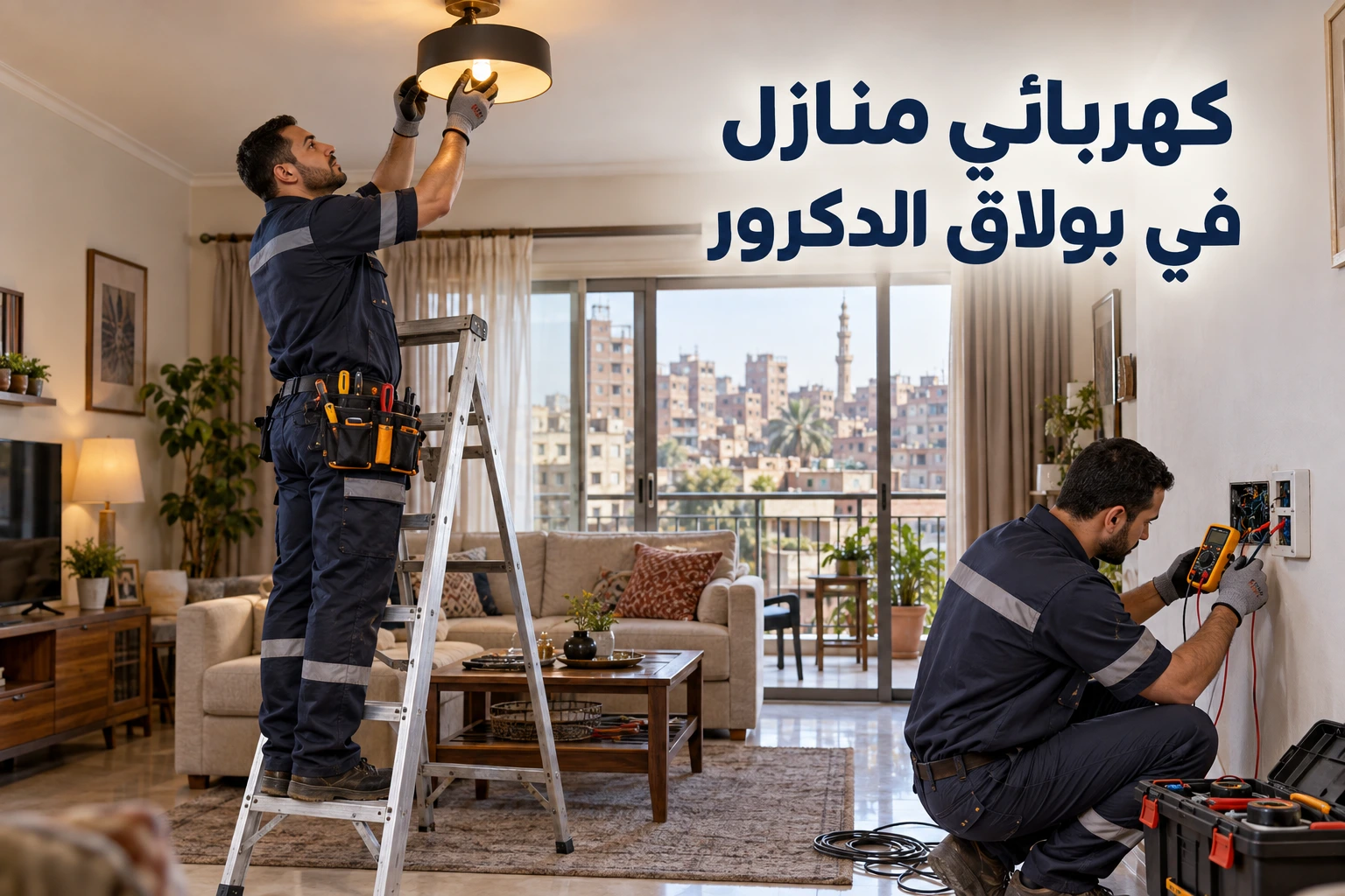 كهربائي منازل في بولاق الدكرور تأسيس وصيانة بأعلى جودة