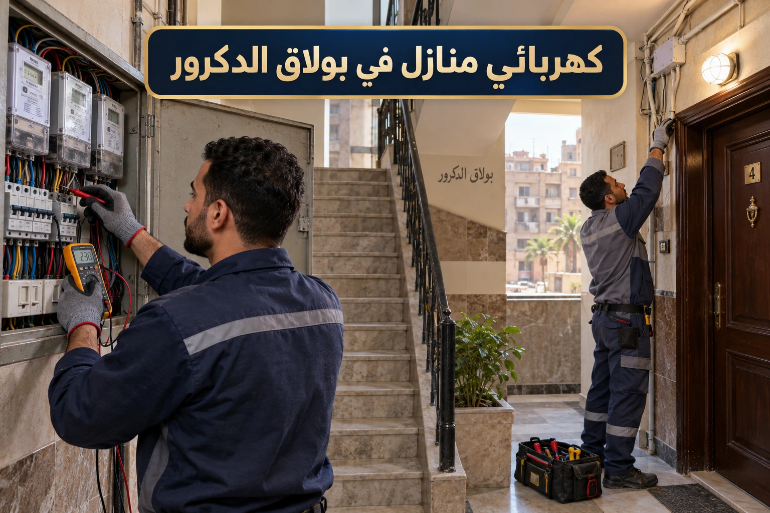 كهربائي منازل في بولاق الدكرور أعمال تأسيس احترافية
