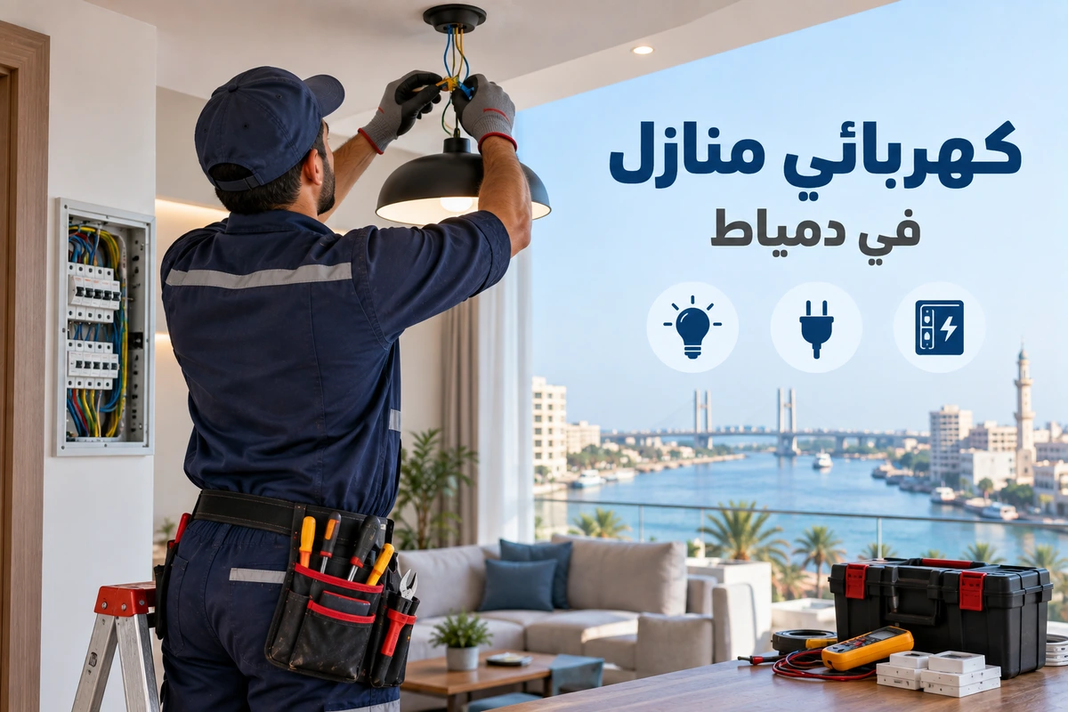 كهربائي منازل في دمياط لأعمال الطوارئ الحديثة