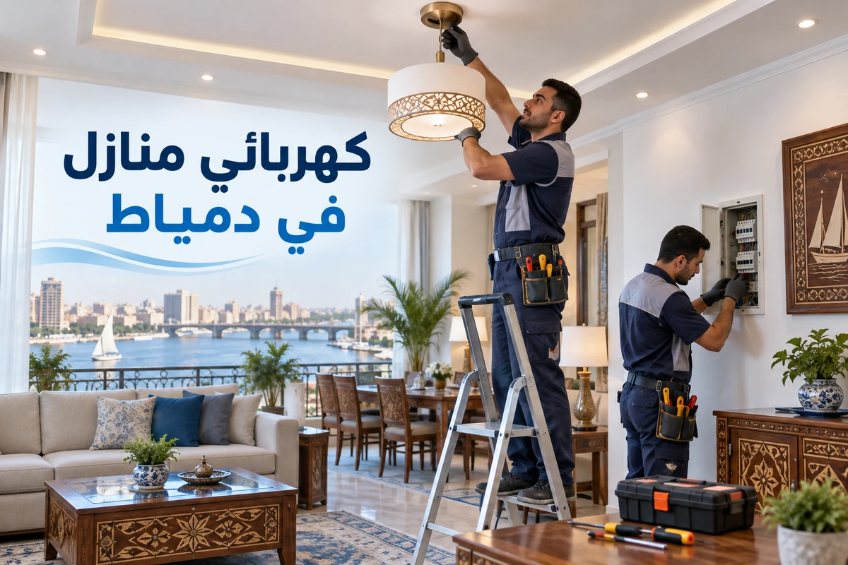 كهربائي منازل في دمياط لأعمال الكهرباء المتنوعة