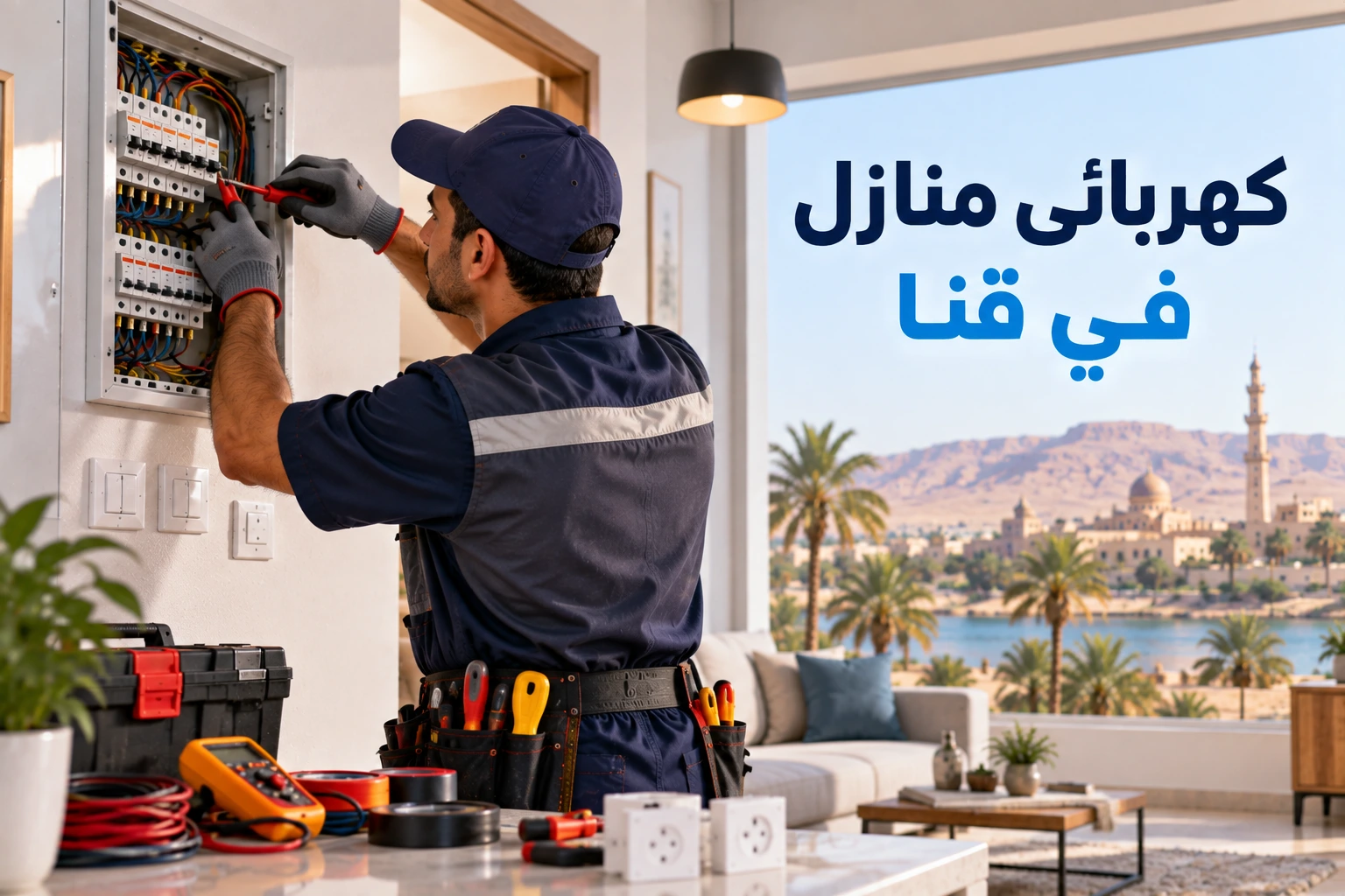 كهربائي منازل في قنا لأعمال الصيانة الاحترافية