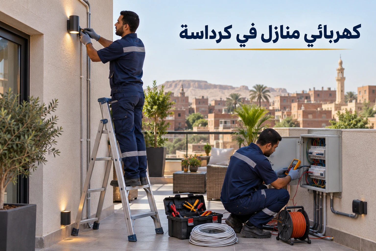 كهربائي منازل في كرداسة يعمل بأحدث الأساليب