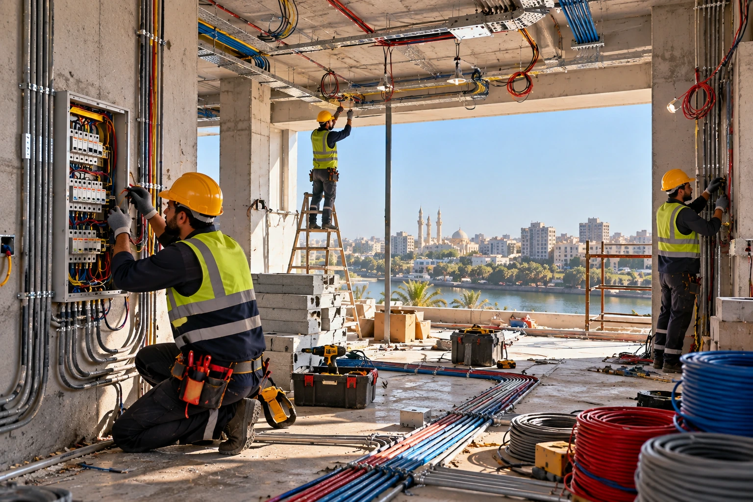 شركة تأسيس كهرباء لأعمال المقاولات الكبرى